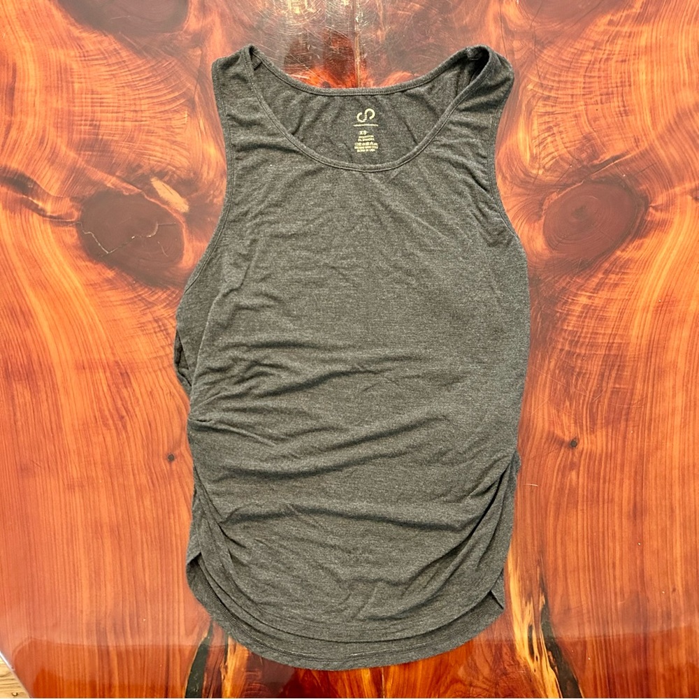 Curves N Combatboots (CNC) Workout Tank Top Gray XS NEW